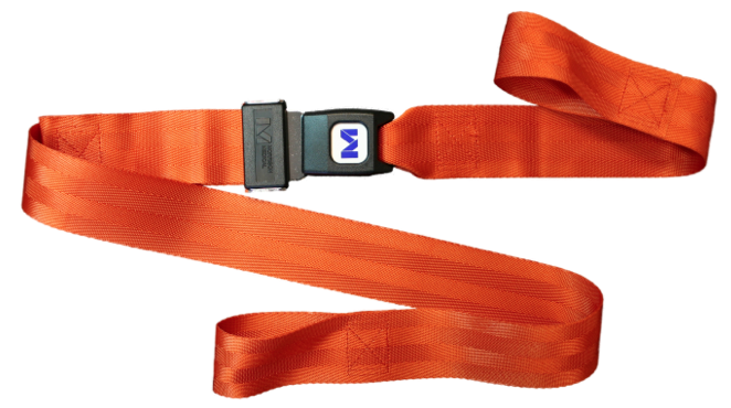Moore Medical Stretcher/backboard Straps 5 Loop-lok 2 Piece Nylon Orange Each 