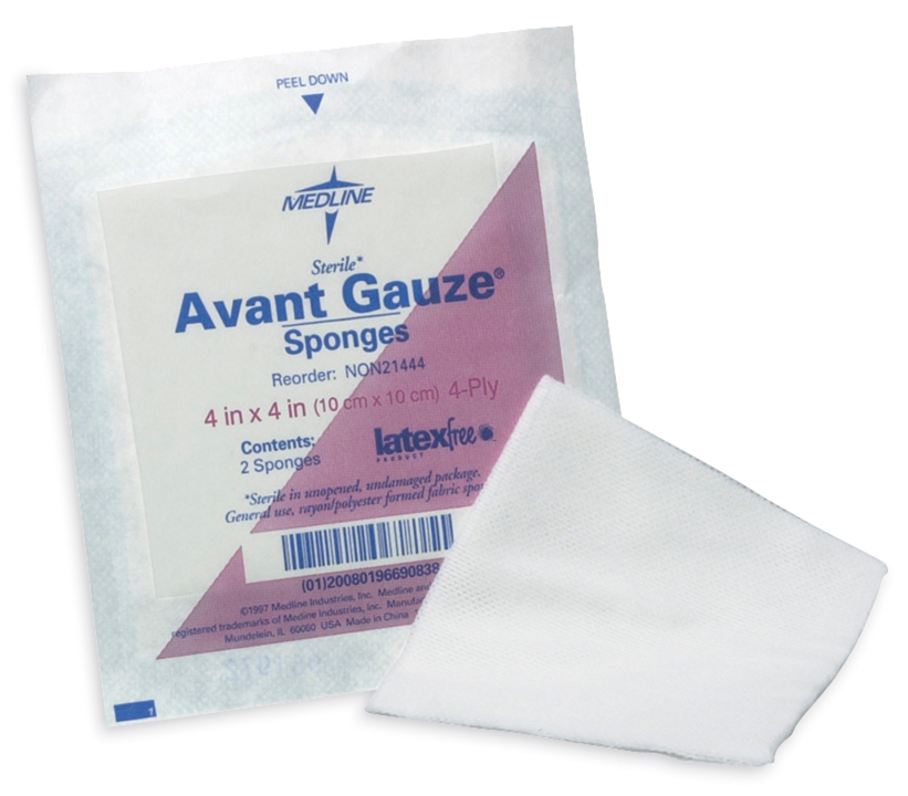 cotton gauze pad