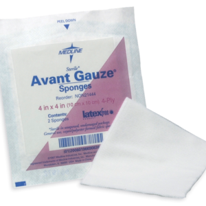 Sterile Gauze Pad, 4''x4'', 4ply, 2 per pack, 50/Box